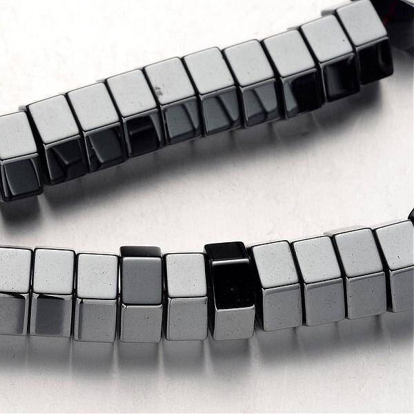 Non-magnetic Synthetic Hematite Bead Strands