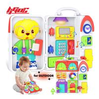 HGOC Bilingual Busy Board for toddlers Montessori Toys Early Boys & Girls Educational Game Set Travel Toys Preschool Activiti...