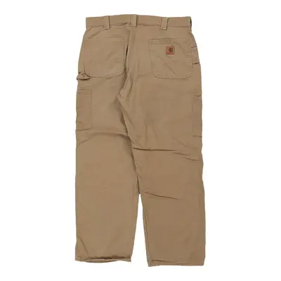 Carhartt Cargo Trousers - 36W 30L Beige Cotton