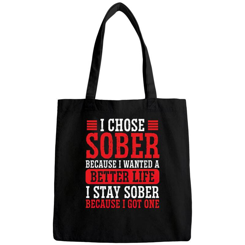 Sober For Better Life Sobriety Sober Af Aa Sponsor Bags