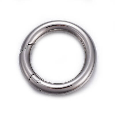 Tarnish Resistant 201 Stainless Steel Spring Gate Rings