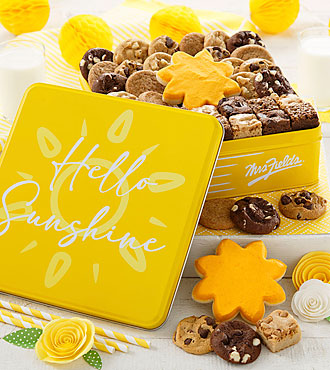 Mrs. Fields Hello Sunshine Tin - FedEx