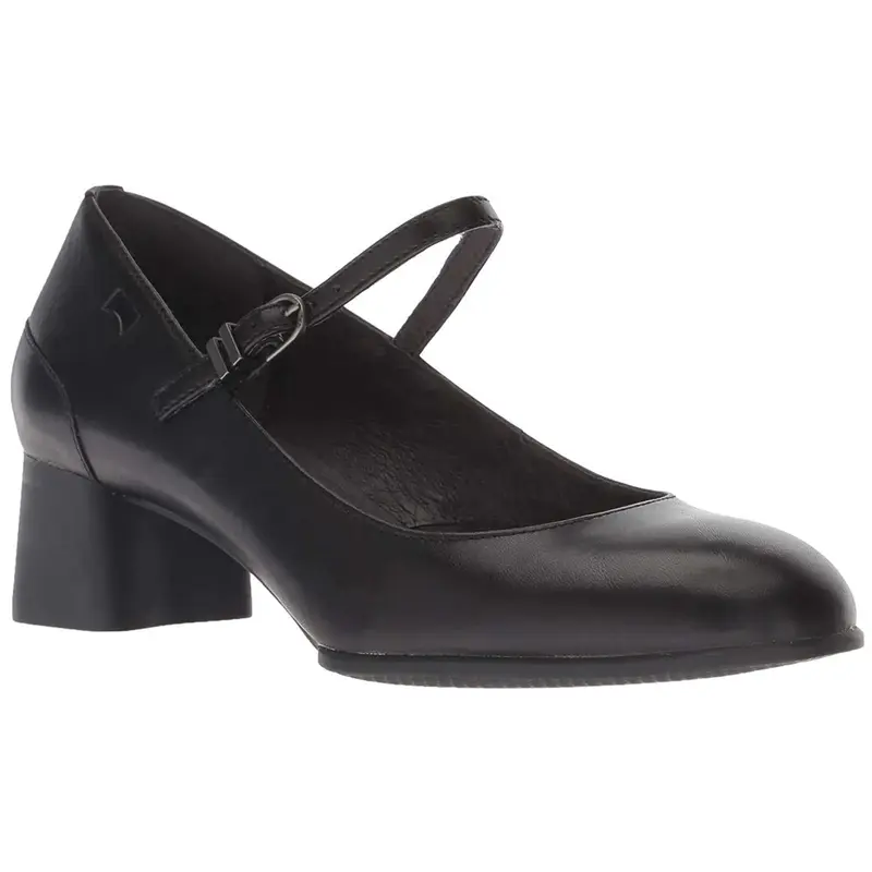 Camper Katie K200694 Leather Women's Slip On Shoes - Black - Size:US 6 Women