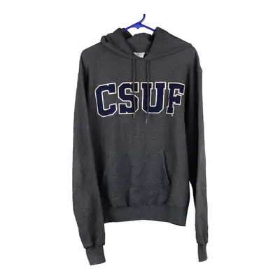 CSUF Champion Hoodie - Small Grey Cotton Blend