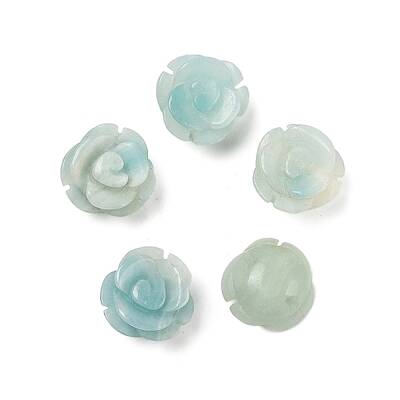 Natural Flower Amazonite Beads