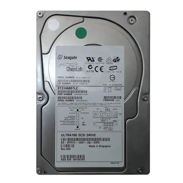 9Y573 Dell 146GB Ultra-320 SCSI 10000 3.5-inch 8MB Hard Drive