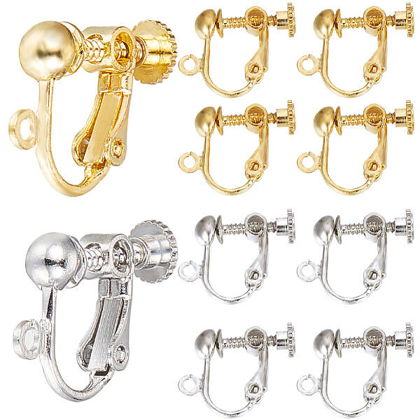 40Pcs 2 Colors Brass Converter Findings