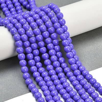 Painted Glass Bead Strands