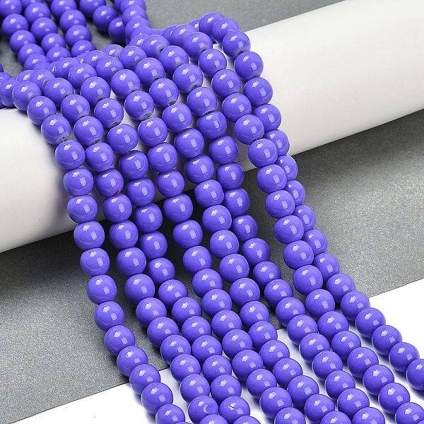 Painted Glass Bead Strands