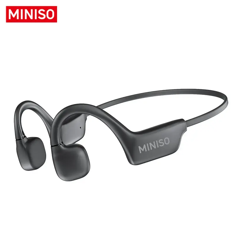MINISO X60 Open Ear Wireless Headphone, Bone Conduction Technology Running Headphones, Waterproof Wireless Conduction Earpho...