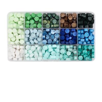 15 Grids 15 Colors Sealing Wax Particles