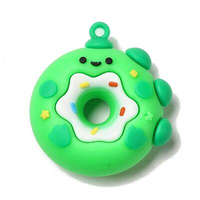 Donut PVC Plastic Cartoon Pendants