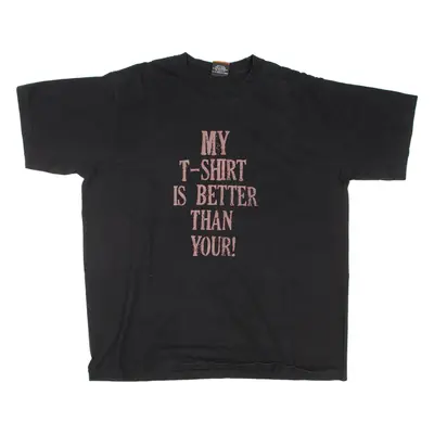 ON THE BEACH Mens T-Shirt Black XL