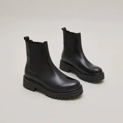 225- Amandine Cuir Noir | Color: NOIR | Size: 35
