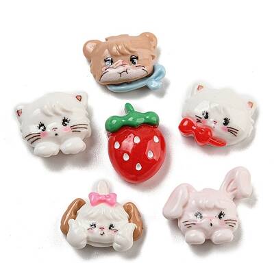 Opaque Resin Decoden Cabochons