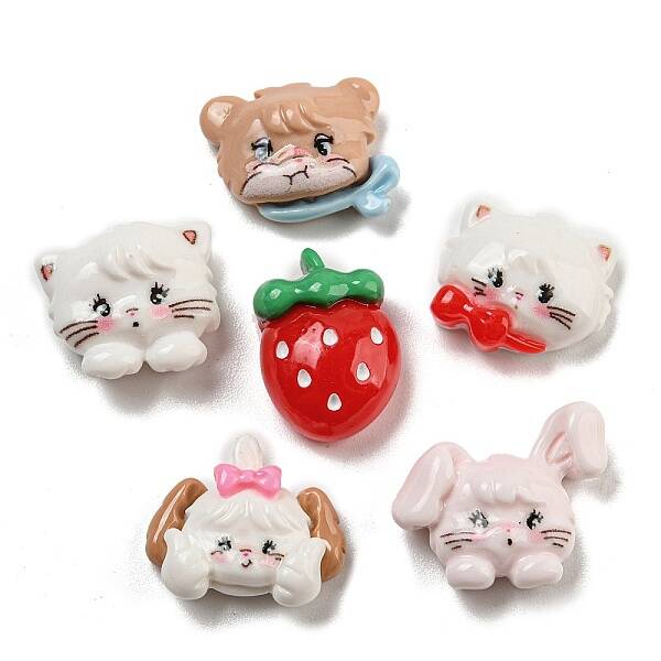 Opaque Resin Decoden Cabochons
