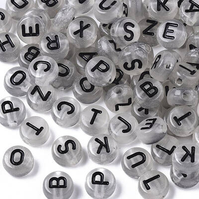 Enamel Style Acrylic Beads