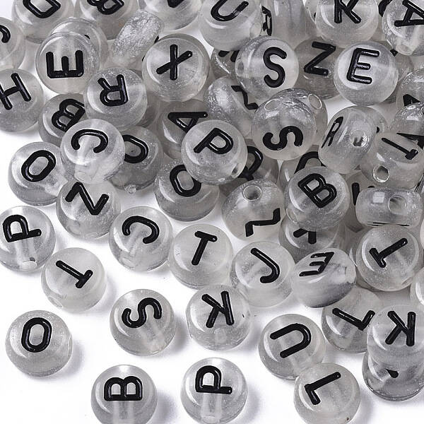 Enamel Style Acrylic Beads