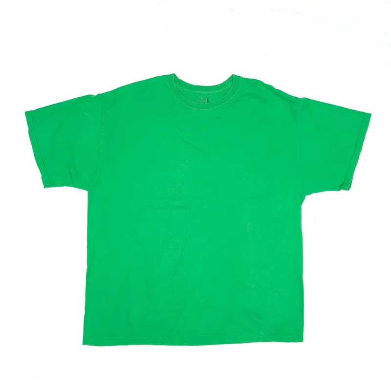 FRUIT OF THE LOOM T-Shirt Green Short Sleeve Mens XL