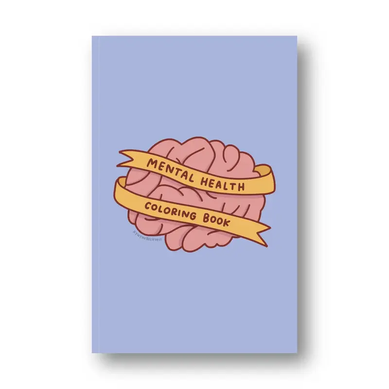 IMPERFECT Mental Health Coloring Book (Glue Bound)