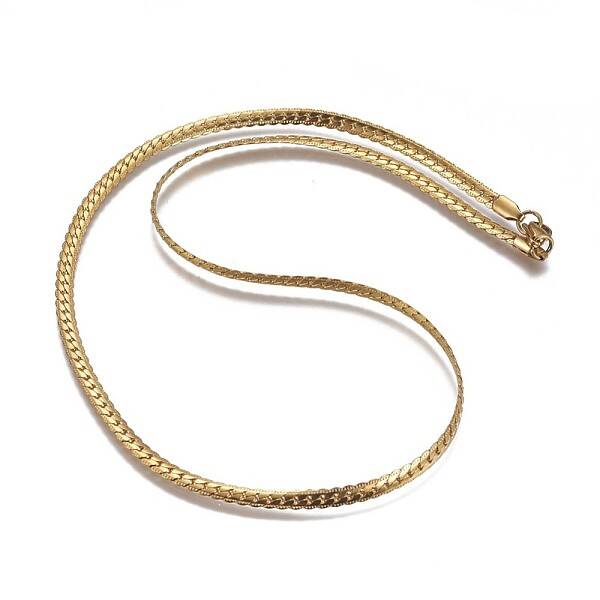 304 Stainless Steel Curb Chain Necklaces