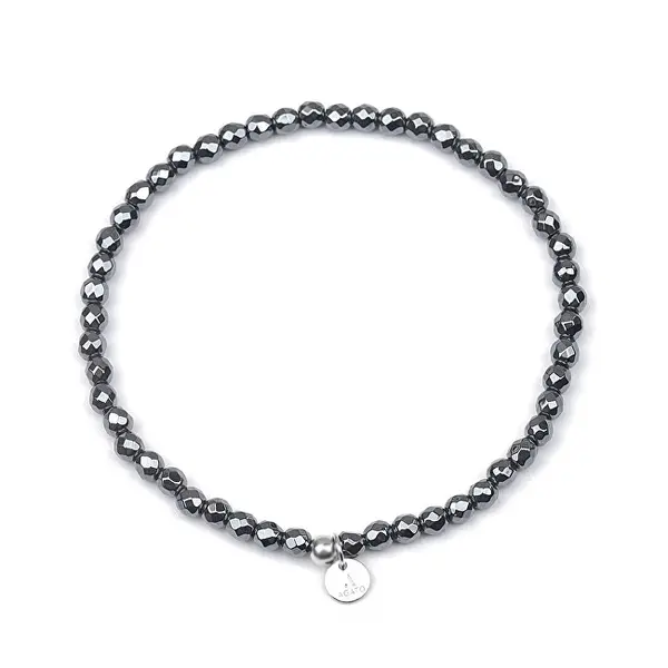 Agato Hematite Mineral Bracelet POL-B13/20G