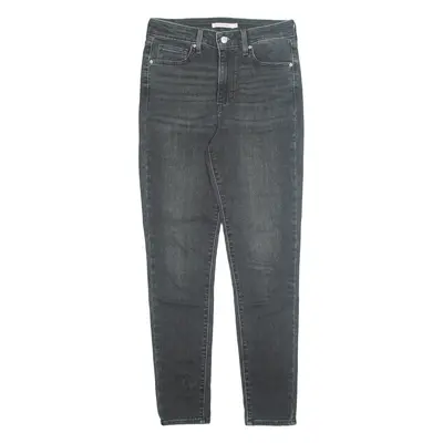 LEVI'S 721 Womens Jeans Grey Regular Tapered Stone Wash W29 L30