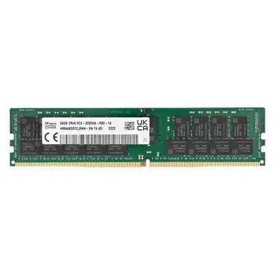 Hynix HMAA8GR7CJR4N-XN | 64GB DDR4-3200MHz PC4-25600 ECC Registered RDIMM CL22 2Rx4 1.2V 288-Pin Memory Module
