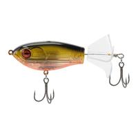 Ultimate Lure Multicolored Hardbait Topwater Whopper Plopper Fishing Supply 4.33in/0.51oz with Treble Propeller Floating Rota...