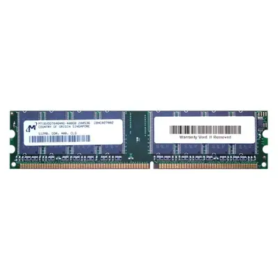 MT16VDDT6464AG-40BGB Micron 512MB DDR-400MHz UDIMM 2Rx8 CL3 Memory