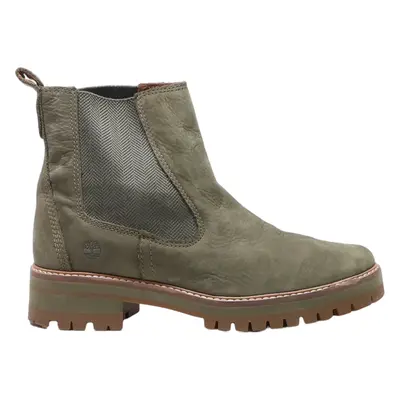 TIMBERLAND Chelsea Boots Green Suede Mens UK 8