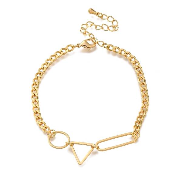 Geometry  Brass Charm Bracelets for Women
