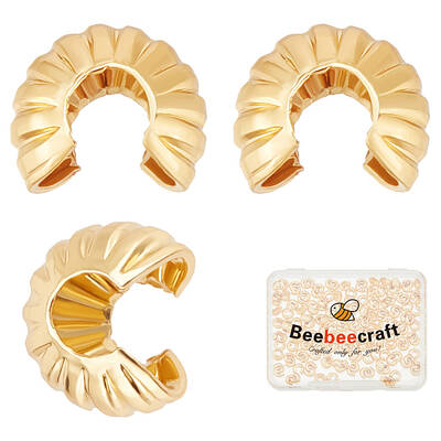 160Pcs Brass Crimp Bead Cover