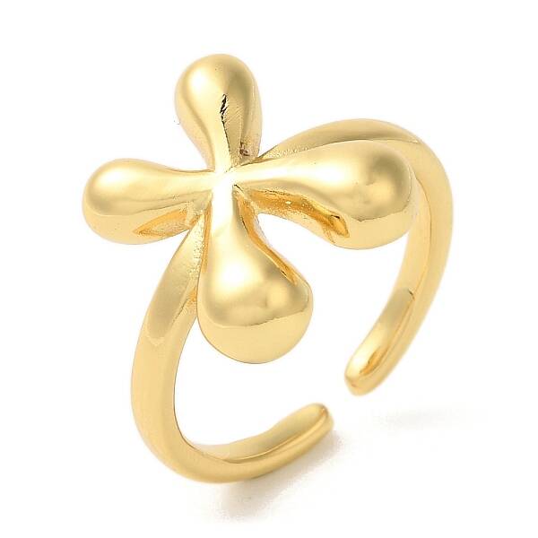 Brass Open Cuff Rings