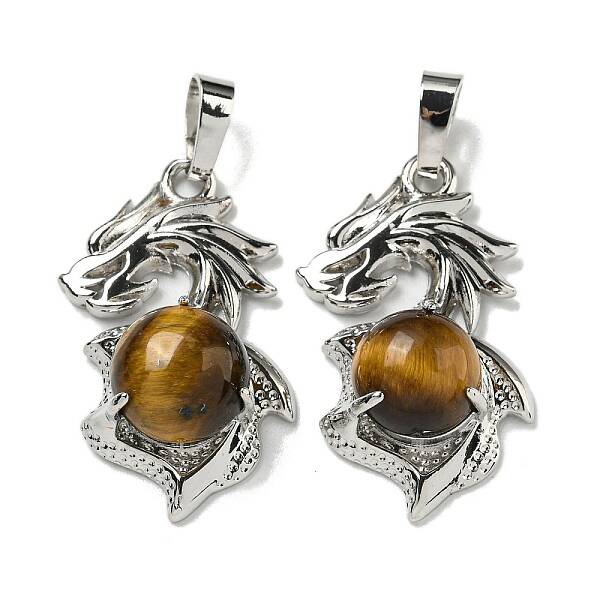 Natural Tiger Eye Pendants
