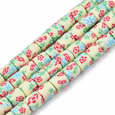 Handmade Polymer Clay Bead Strands