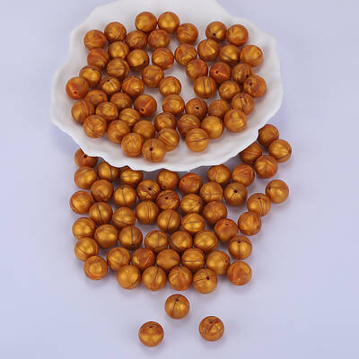 Round Silicone Focal Beads