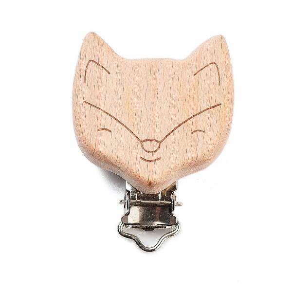Beech Wood Pacifier Clip