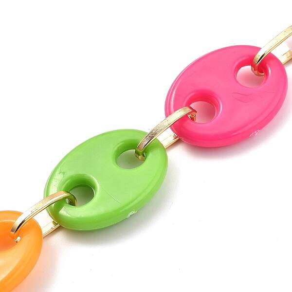 Handmade Plastic Coffee Bean Chains