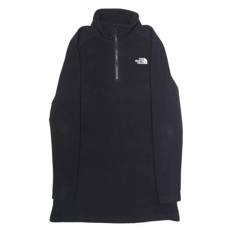 THE NORTH FACE Womens Fleece Black 1/4 Zip M