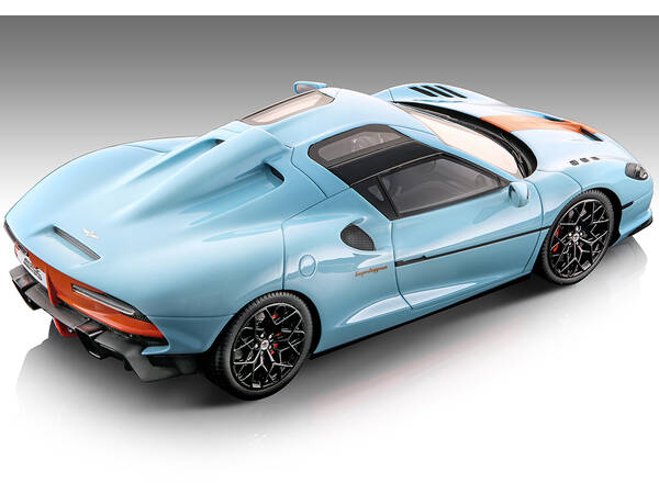 2021 Touring Superleggera Arese RH95 Light Blue with Orange Stripes \