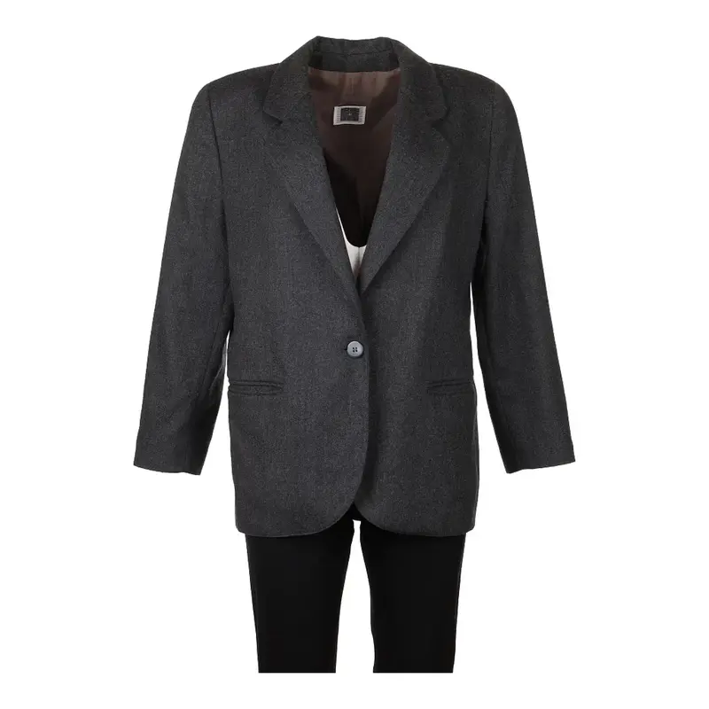 Krizia Blazer - XL Grey Virgin Wool