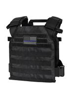 Lightweight Adjustable Vest, Tactical Training Outdoor Plate Carrier with Patch, Casual Zipper Chest Bag for Outdoor Sports D...