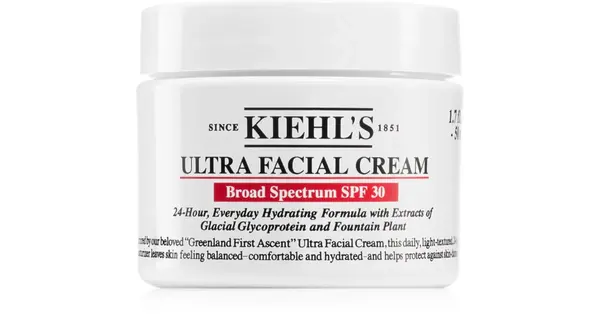 Kiehls Face Cream Ultra SPF 30 - Light moisturizing cream with protection factor - 50ml