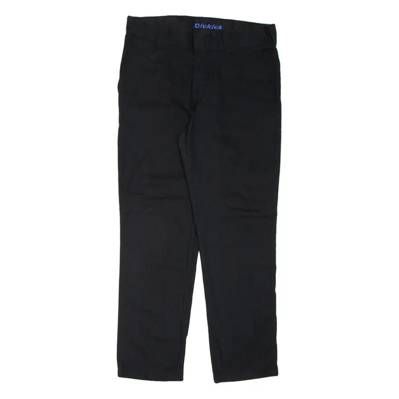 DICKIES Chino Mens Trousers Black Regular Straight W32 L30