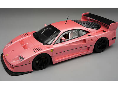 Ferrari F40 LM Pink Metallic with Black 5 Spoke Rims \