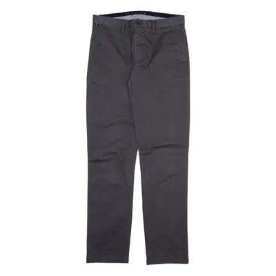 TOMMY HILFIGER Mens Trousers Grey Slim Straight W30 L32