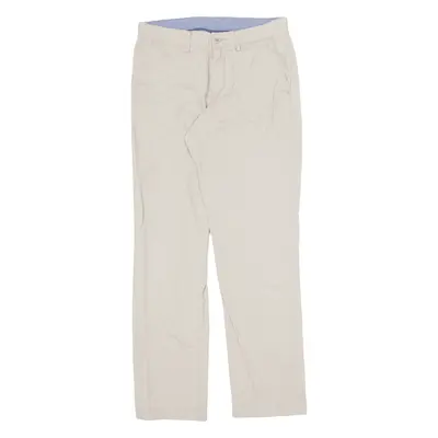 J CREW Urban Lightweight Trousers Beige Slim Straight Mens W29 L32