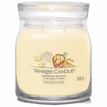 Yankee Candle Banoffee Waffle Candle Signature (banana and caramel wafers) - 368g