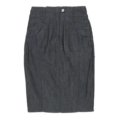 Armani Jeans Midi Pencil Skirt - 26W UK 6 Blue Cotton | Size: UK 6